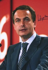 Jose Luis Zapatero "PM Spanien" Autogramm signed 20x30 cm Bild