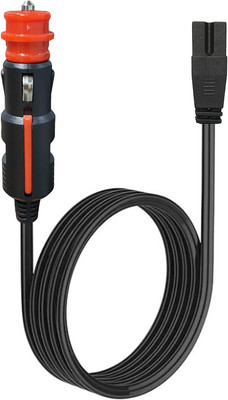 12V DC Power Cable for Car Cooler Mini Fridge - 2 Pin Lead Plug Wire