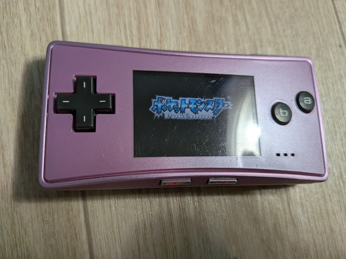 Nintendo game boy micro pink console Tested Work | eBay