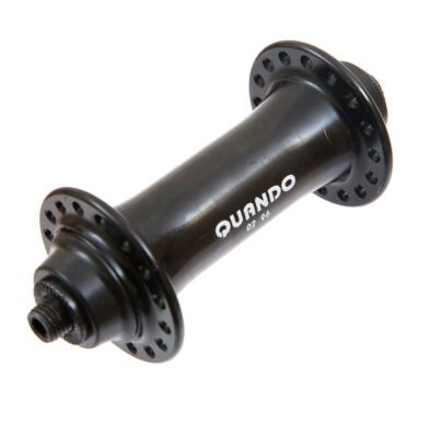 Quando Schnellspanner vorne 32 Loch Fahrrad/Fahrradnabe (100 mm OLN) - schwarz