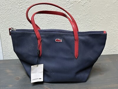Lacoste Womens Concept Small Shopping Bag Navy Blue