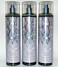 3 Ballet Nights Fragrance Mist Bath  Body Works 8 fl oz