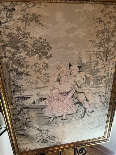 Antiker gewebter Wandteppich D'apres Alonso Perez, ~ 27,25 x 36,5 Zoll in Rahmenfarbe - Bild 5 von 23