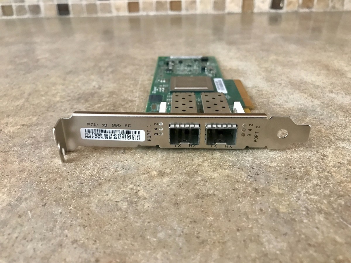 HP QLogic QLE2562 PCIe 8Gb FC BD HBA 82Q PN: AJ764-63002 HP QLogic QLE2562 PCIe 8Gb FC BD HBA 82Q PN: AJ764-63002