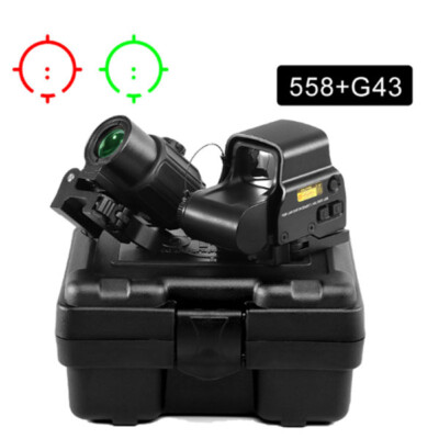 G33 G43 G45 Holographic TST QD Mount Rifle Scope 558 Red Dot