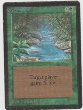 Beta Stream of Life  Mtg Magic the Gathering