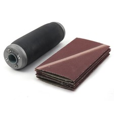 Aluminum Pneumatic Sanding Drum Rubber Sleeve With Sanding Belt 230mm x 30mm