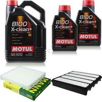 Motul 7L MOTOR-ÖL+MANN-FILTER FüR Toyota Land Cruiser URJ20 J20 4.7 V8 4.5
