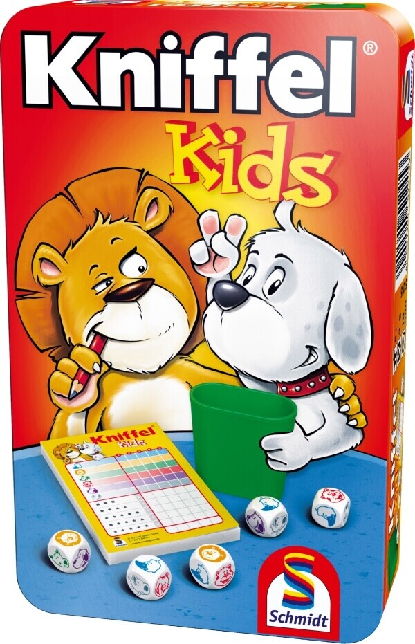 Thumbnail - Schmidt Spiele 51245 Kniffel Kids, Mitbringspiel In Der Metalldose, 2
