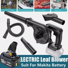 Cordless Garden Leaf Dust Blower Handheld Vacuum For Makita 18V Battery /Charger