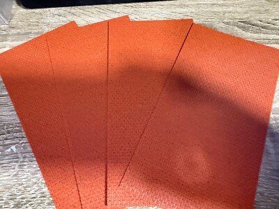 O Scale Textured Brick For Trains & Scale Models - Four 8''x4'' Plastic Sheets