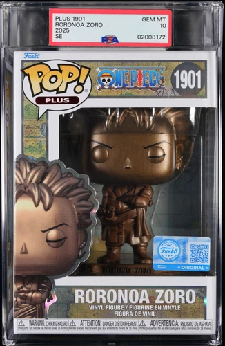 Roronoa Zoro On Piece 1901 Funko Pop! Exclusive Special Edition PSA 10 GEM MINT