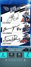 Panini NFL Blitz DIGITAL 2022 Elite FOTL  Team Lineage George/Johnson/Henry 1/1