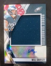 Will Shipley 2024 Panini Phoenix Rookie Silhouettes #RS-WSY RC AUTO MEM /149 SP 