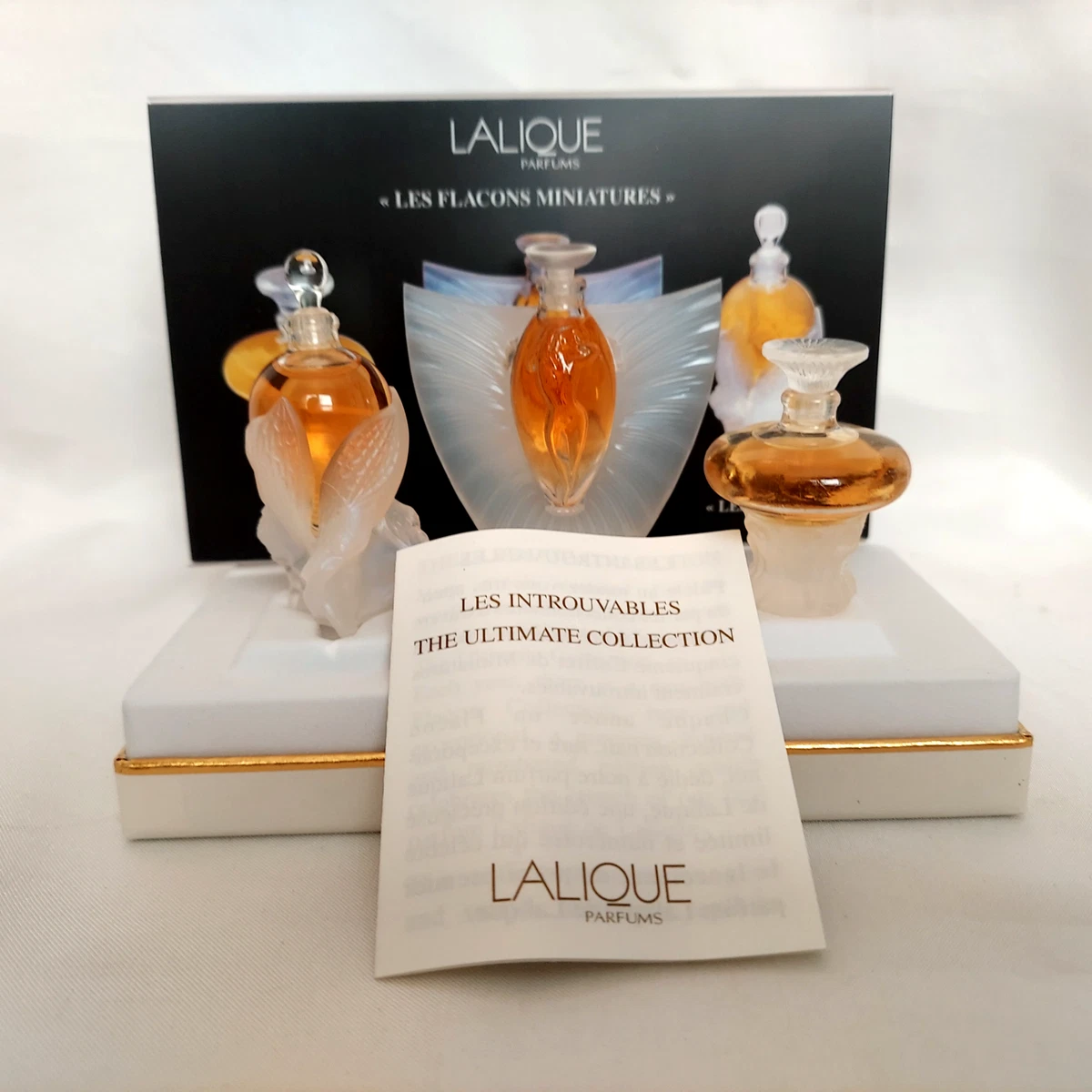 Lalique miniature perfume set clearance