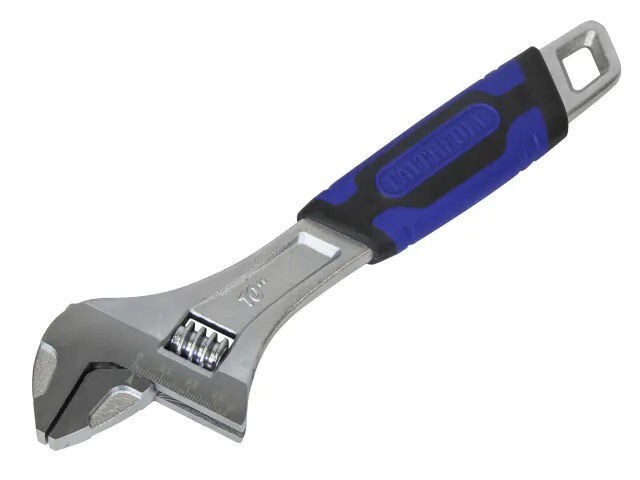 Faithfull Drop Forged Contract Soft Grip Adjustable Spanner 250mm FAIAS250C