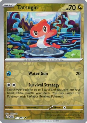 Tatsugiri Pokemon S/V Paradox Rift 141/182 Reverse Holo Uncommon