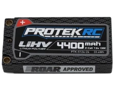 ProTek RC 2S 130C Low IR Si-Graphene + HV ULCG Shorty LiPo Battery 7.6V/4400mAh