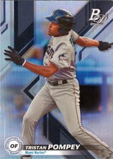 2019 Bowman Platinum Top Prospects #TOP40 Tristan Pompey Miami Marlins