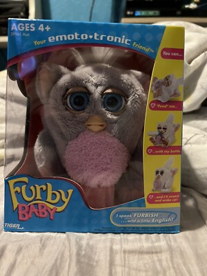 Vintage Furby Baby Emoto Tronic 2005 Tiger Electronics Hasbro Selten Brandneu 