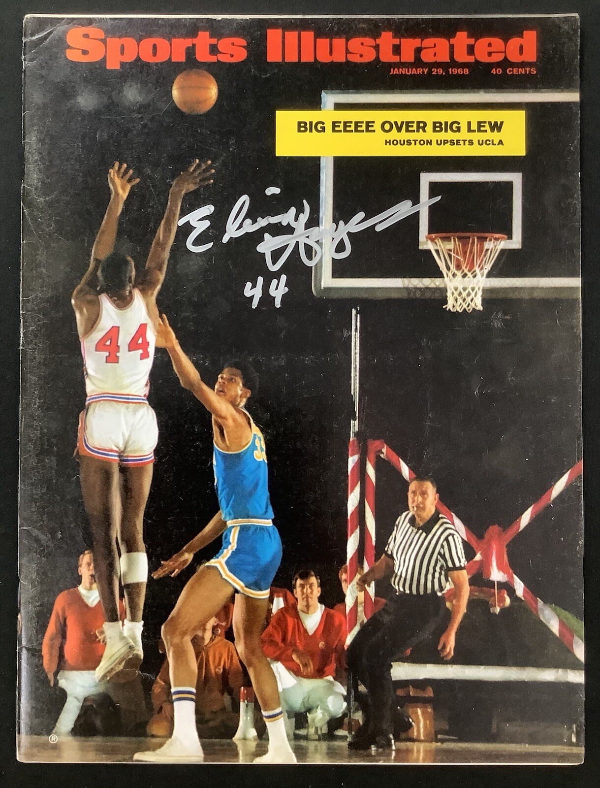 Elvin Hayes Autographed Signed Sports Illustrated Mag 1/29/68 No Label Bullets Autograph JSA 