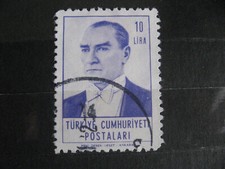 Türkei:  Michel-Nr. 1819, gestempelt,  Atatürk,  gute Qualität, siehe Fotos