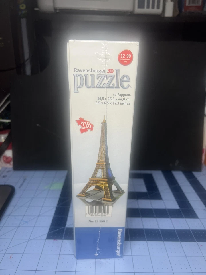 RAVENSBURGER EIFFEL TOWER 216 PC 3D JIGSAW PUZZLE ~FACTORY SEALED~ - Image 4 of 4