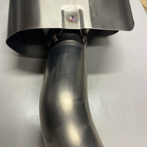 Terminale di scarico sx 95811125111 7P5253681AQ Porsche Cayenne 958 NOS #1810 - Imagen 6 de 8