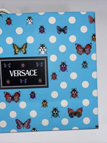 Versace x La Vacanza Gift Bag -(Lotx2) Limited Ed Dua Lipa - Butterfly 10”x8”x4” - Picture 13 of 20