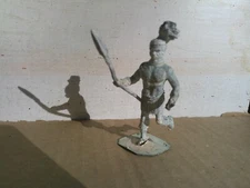 Stadden, Zulu Warrior  Rorke's Drift Africa, unpainted lead 54mm