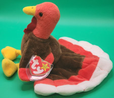 TY Beanie Baby - GOBBLES the Turkey - NEW With Tags- FREE SHIPPING