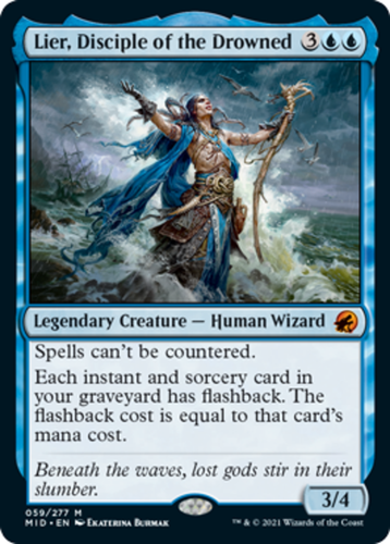 MTG Lier, Disciple of the Drowned, NM-Mint, English Innistrad: Midnight Hunt
