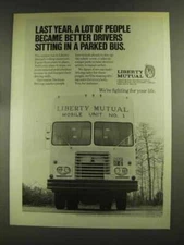 1972 Liberty Mutual Ad - Sitting in a Parked Bus