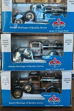 Set of 3 NIB 1929 Model A Ford Tanker Coin Bank by Liberty Classics
