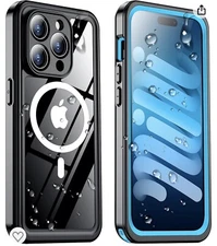 Temdan Magnetic for iPhone 15 Pro Max Case, [Compatible with Magsafe]