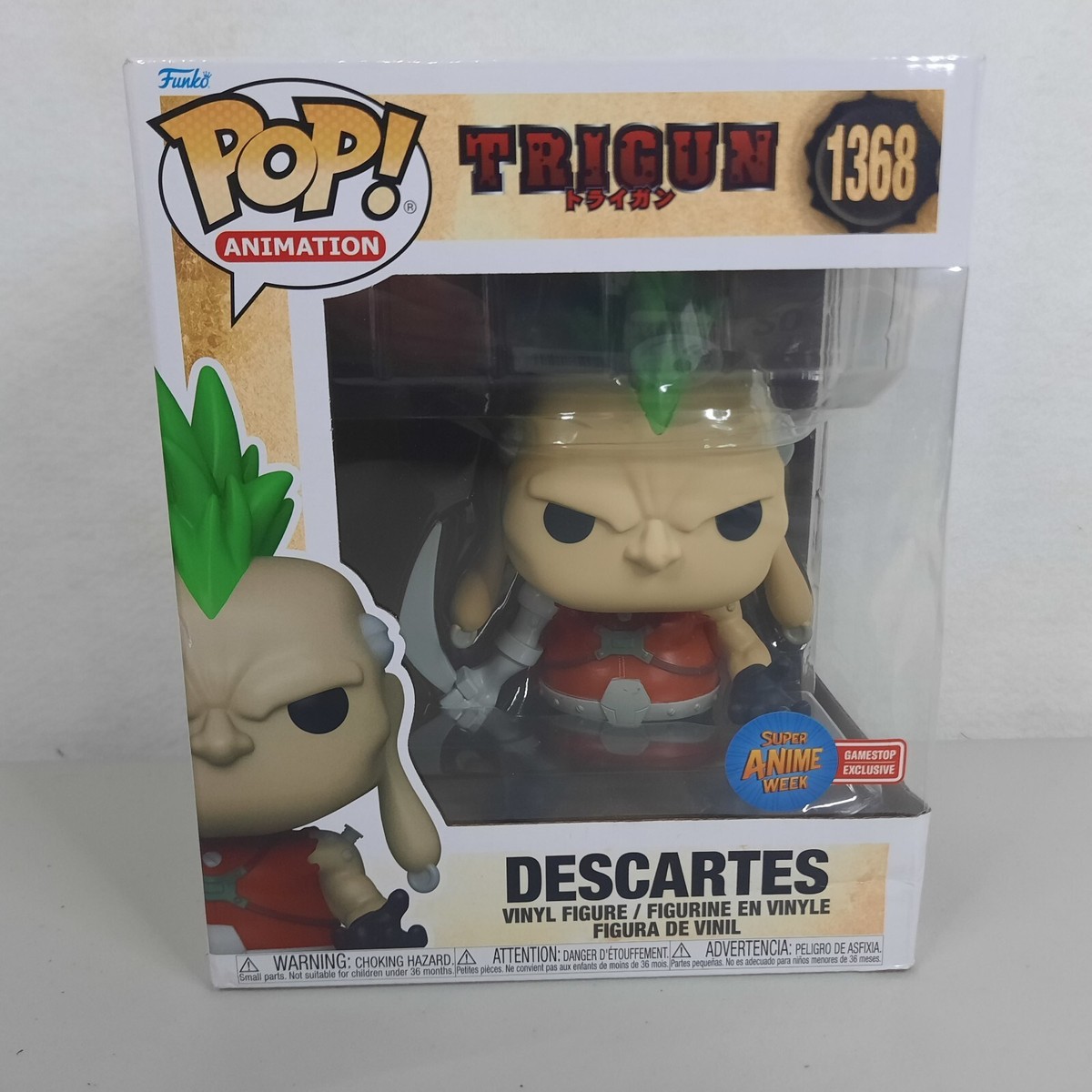 トライガン デカルト POP! FUNKO ファンコ Amazon.com: Trigun POP! Super Descartes : Toys & Games