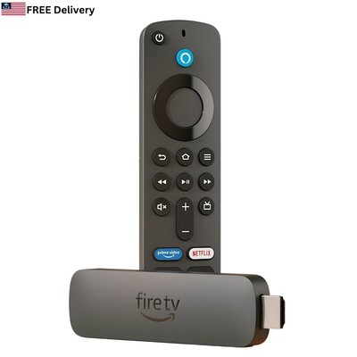 Fire TV Stick 4K Ultra HD Wi-Fi 6 Stream AI Search Dolby Vision Free Live Shows