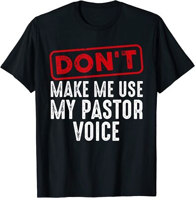 LIMITED Funny Pastor For Men Women Christian Design Gift Idea T-Shirt S