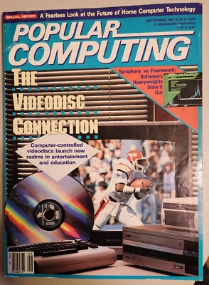 POPULAR COMPUTING magazine, September 1984, Videodiscs | eBay