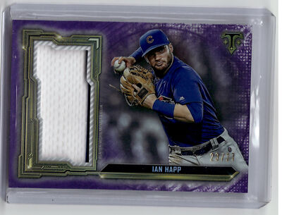 2020 Topps Triple Threads #SJR-IHH Ian Happ Relic Amethyst #/27 Cubs