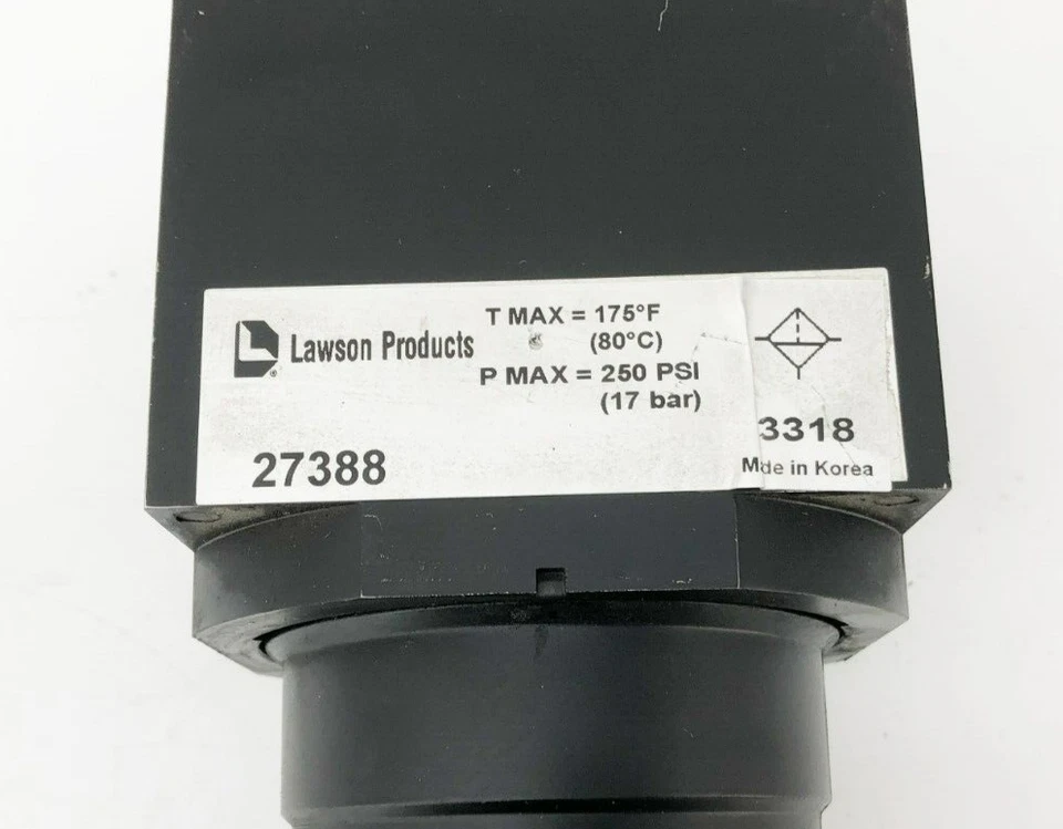 Nuevo Filtro Lawson 27388 1" Cuerpo 3/4-14 Hembra NPT250PSI Foto 3 de 4