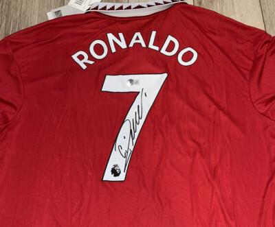 CRISTIANO RONALDO サイン入りユニフォーム Cristiano Ronaldo Signed Manchester United 2021 Home Jersey