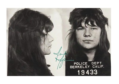 Janis Joplin Mug Shot A4 reproduction autograph poster Choice of frame