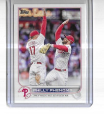 2022 Topps Update #US-112 Philly Phenoms Bryce Harper & Rhys Hoskins