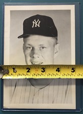 RARE Vintage 1969 New York Yankees Bill Burbach Rookie Team Issued Photo 