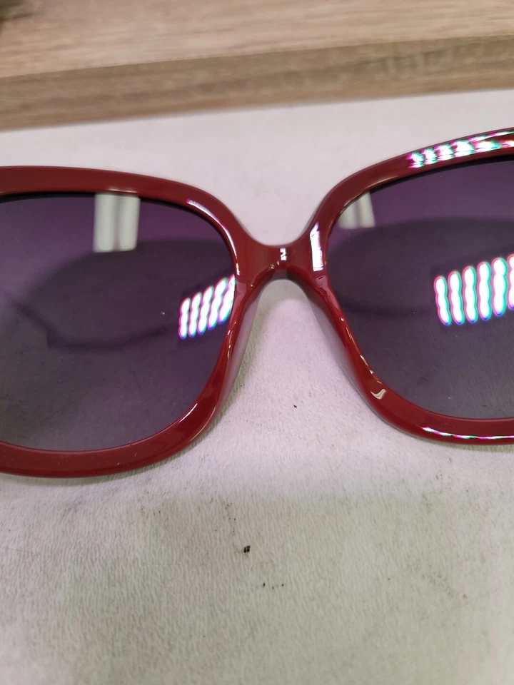 Gafas de sol Merry's de gran tamaño negras/rojas 62-18-128 Foto 4 de 4