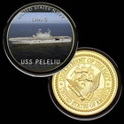 U.S. United States Navy | USS Peleliu LHA-5 | Gold Plated Challenge Coin