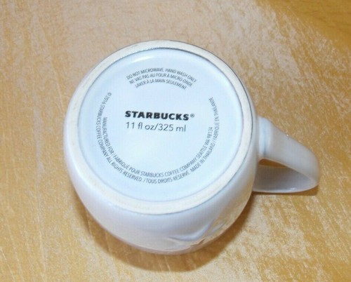 STARBUCKS - Anniversary Holiday Gray SIREN FACE Winky Eye COFFEE CUP MUG 2016 - Picture 10 of 10