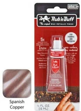 SPANISH COPPER Rub 'n Buff Metallic Leafing Finish Restore wood and metal 76368H