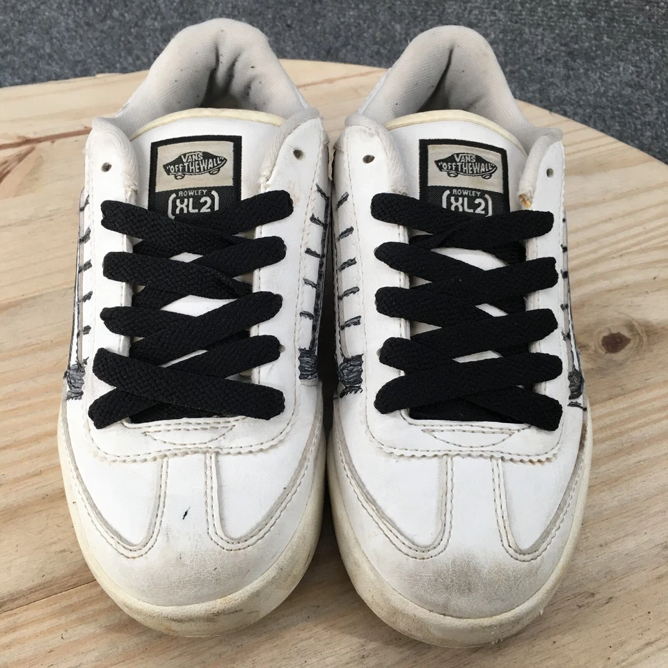 Tênis Vans Shoes Youth 4 Off The Wall Rowley XL2 48071-75 couro sintético branco - Imagem 4 de 4